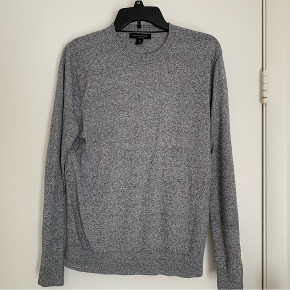 BANANA REPUBLIC.Long Sleeve, Black/White. Lightweight Sweater.Silk/Linen… - Picture 2 of 7